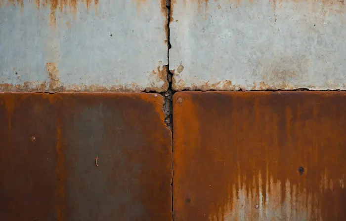 Rusty Metal Panel Texture Background Photo